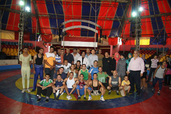 開羅中國文化中心舉辦雜技培訓班